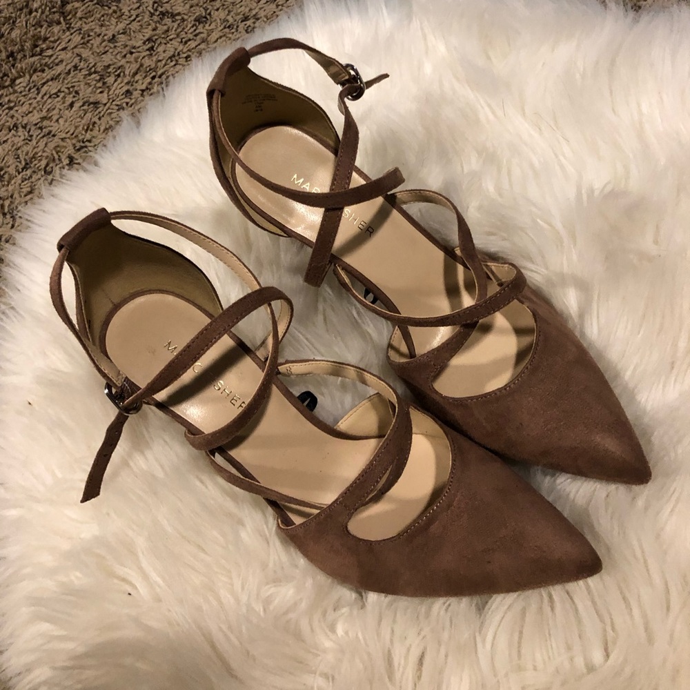 Pointy high heels